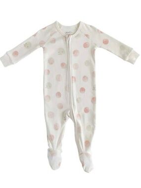 Pehr Baby Sleeper Luna Dawn Pink & Cream